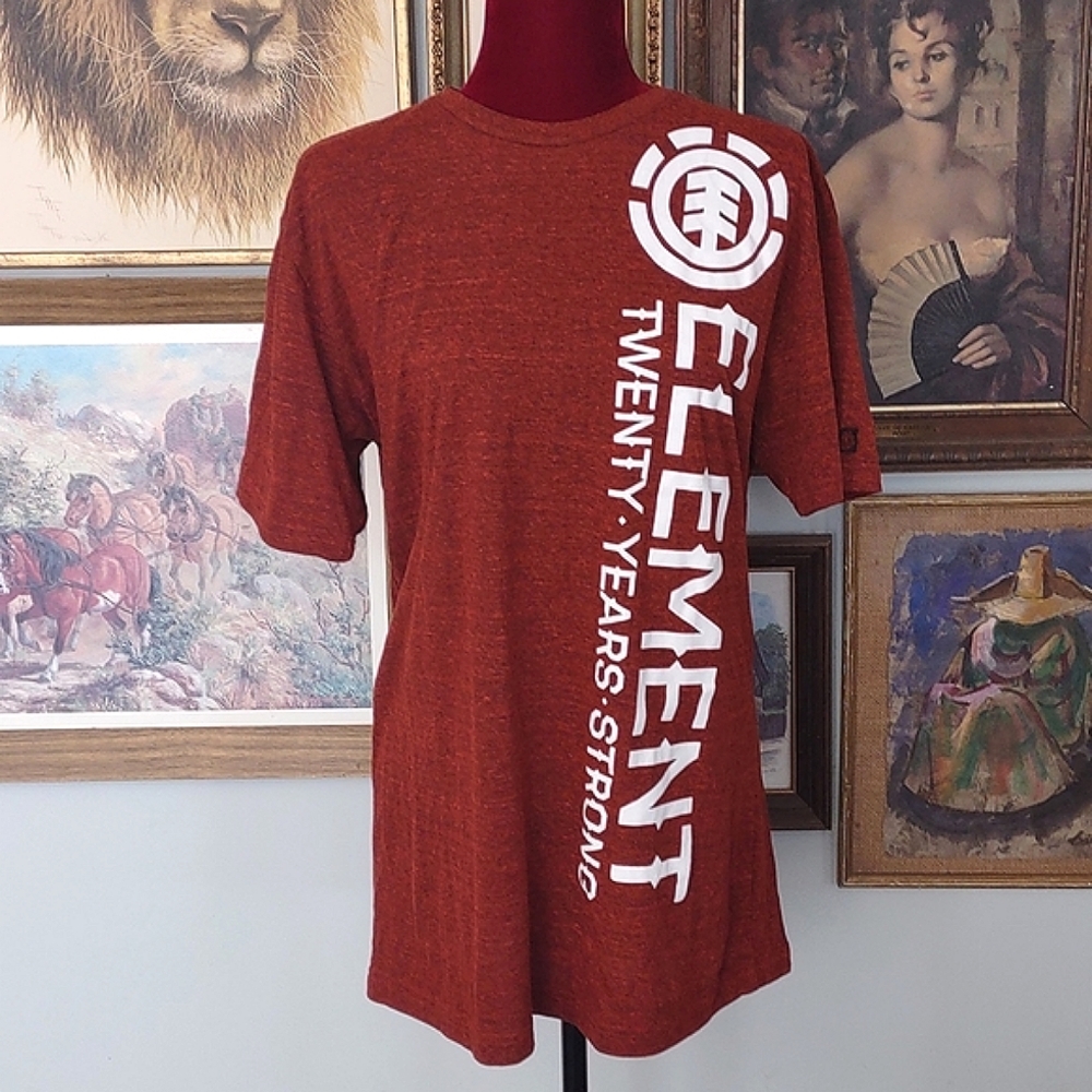 Element Short Sleeve Orange Twenty Years Strong